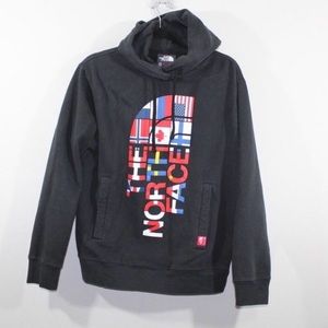 Black North Face Hoodie with Logo